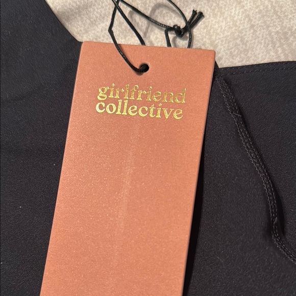 REVOLVE Girlfriend Collective Black High-Waisted Athletic Shorts and Bra Set NWT - Picture 3 of 7